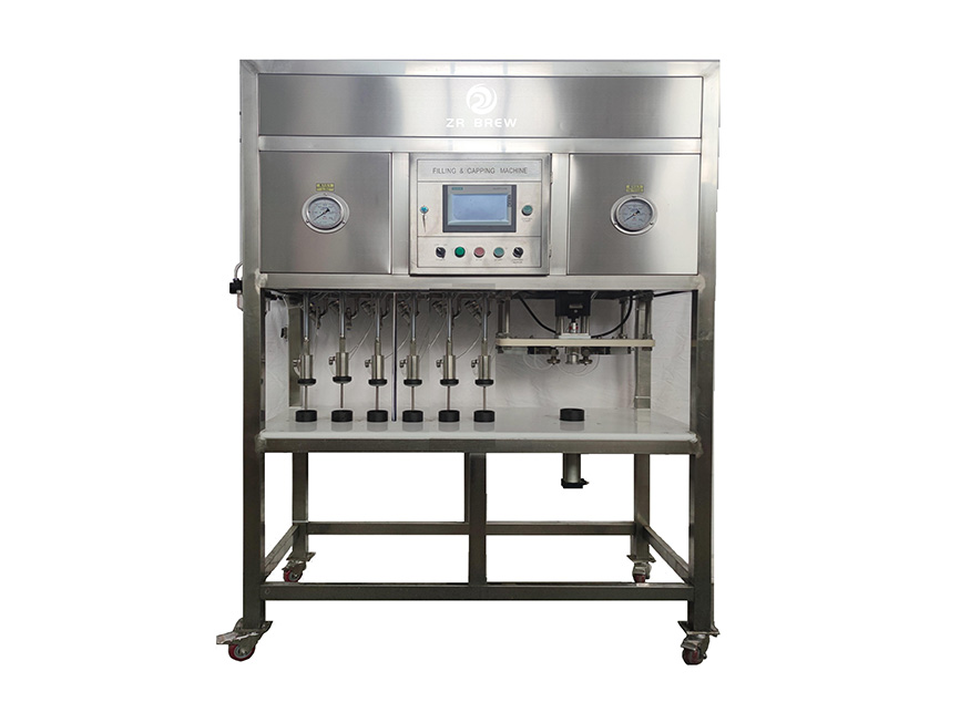 Semi-auto Can Filling and Capping Machine