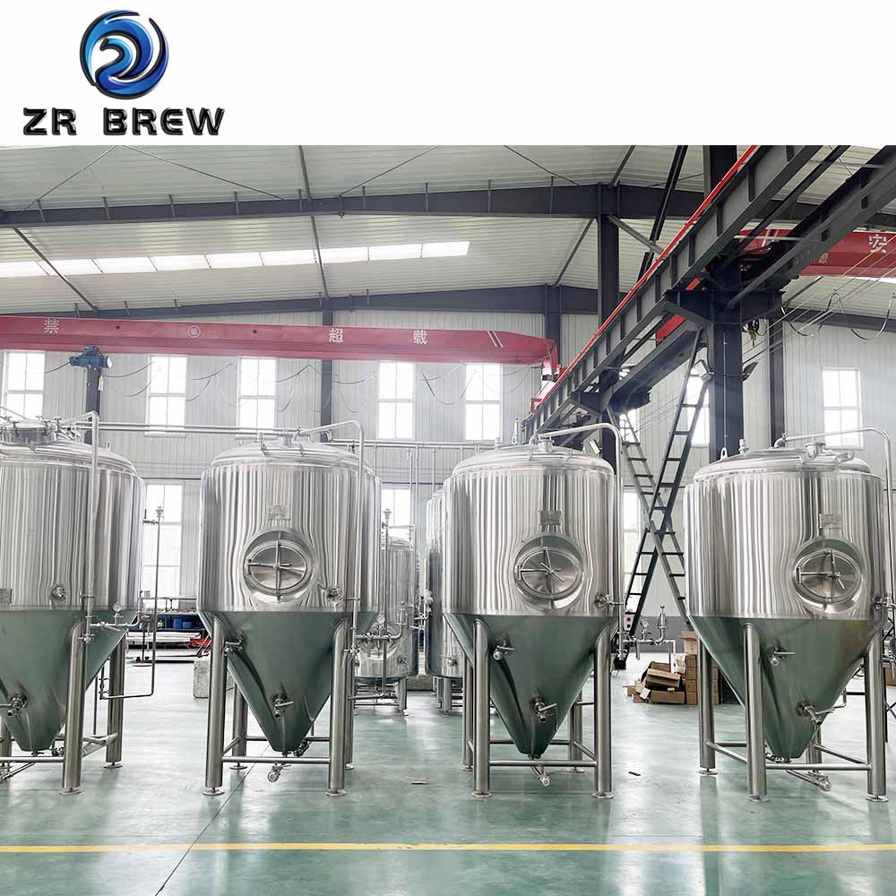 Tanque de fermentación de 1500 l boca de inspección superior y boca de inspección lateral