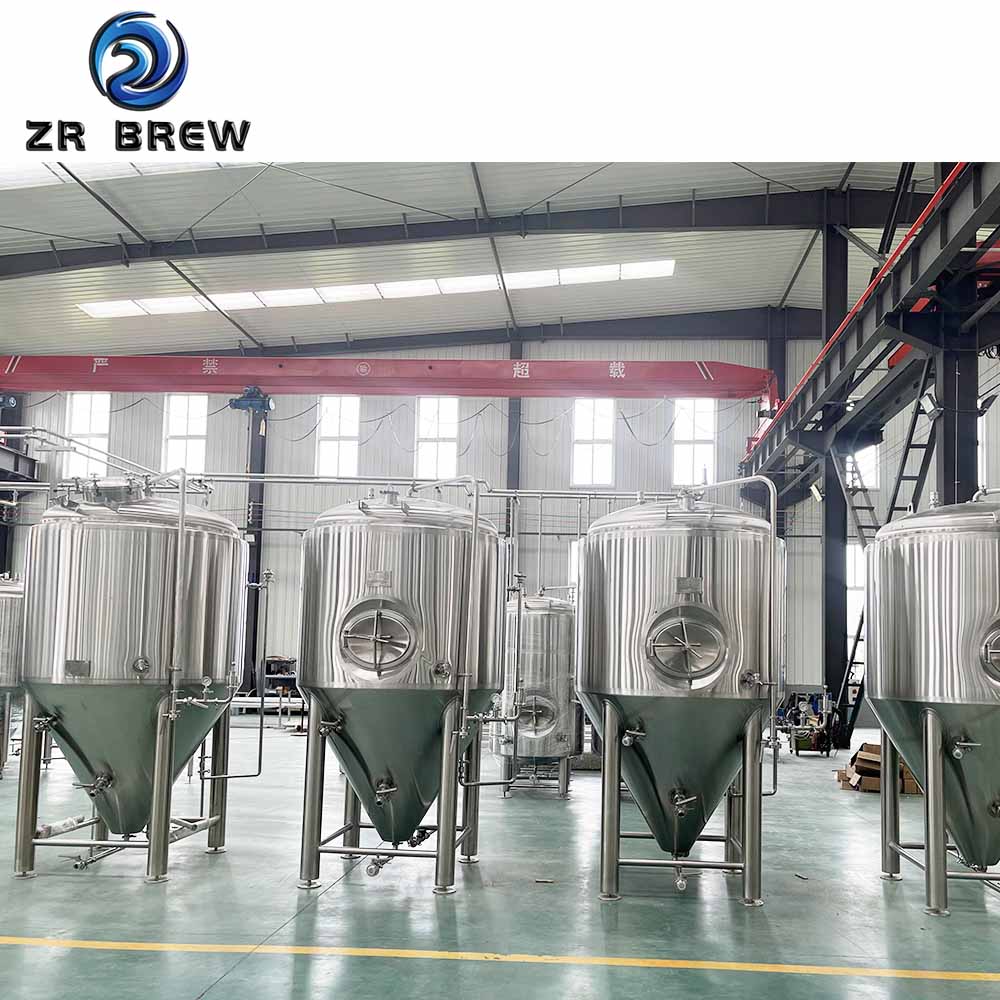 Tanque de fermentación de 1500 l boca de inspección superior y boca de inspección lateral