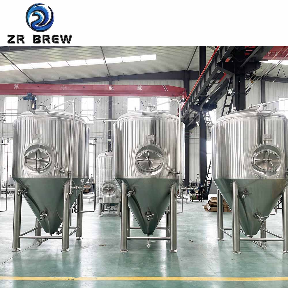 Tanque de fermentación de 1500 l boca de inspección superior y boca de inspección lateral