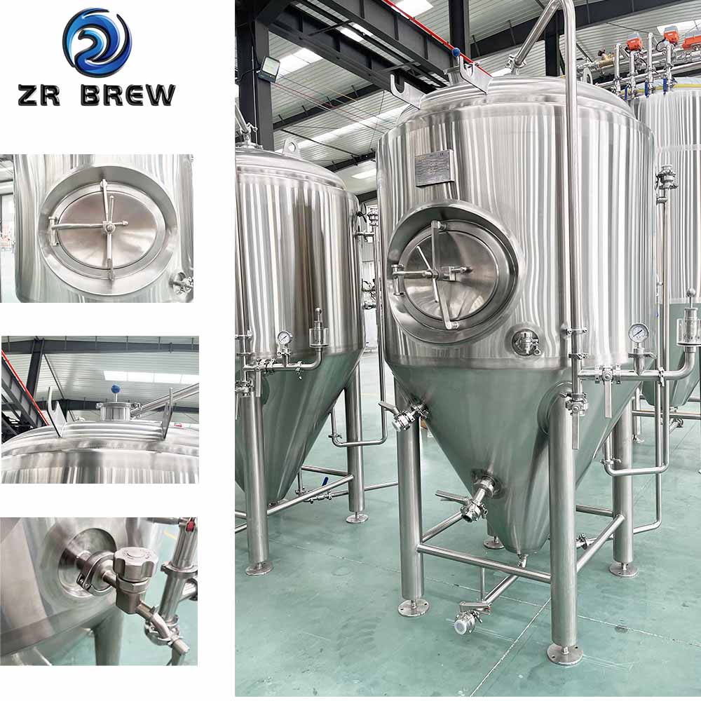 Boca lateral del tanque de fermentación de 1000 l