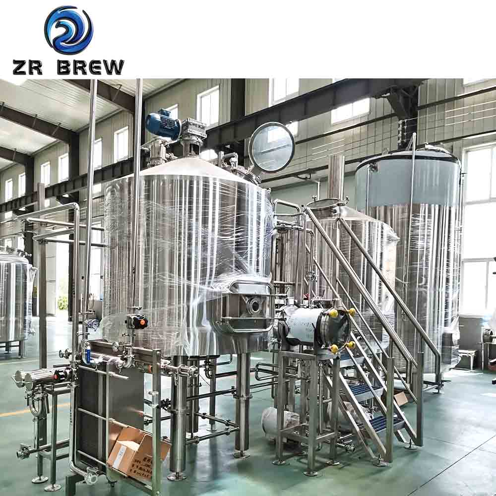 Sacarificación de dos vasos de 10 bbl Sacarificación de dos vasos de 10 bbl