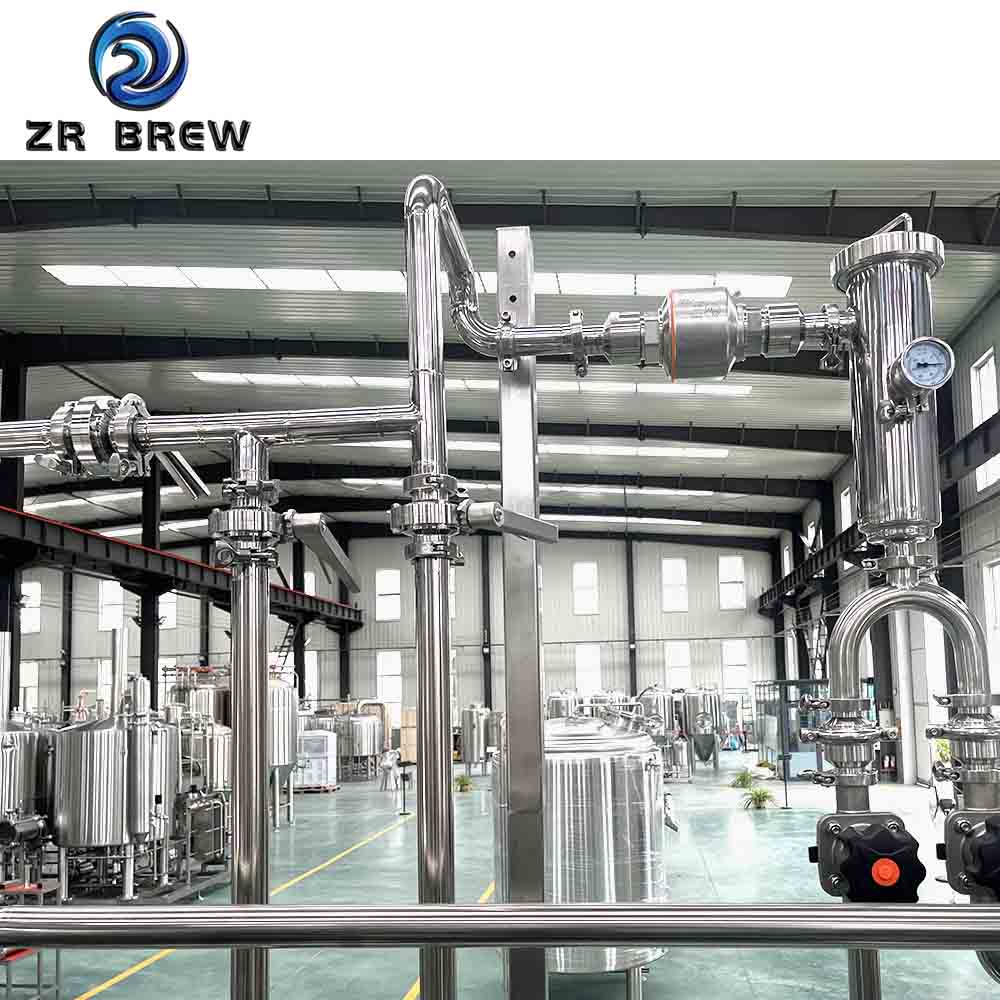 Sacarificación de dos vasos de 10 bbl Sacarificación de dos vasos de 10 bbl