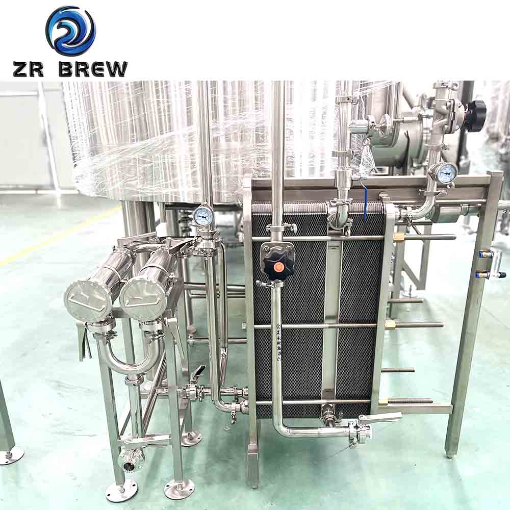 Sacarificación de dos vasos de 10 bbl Sacarificación de dos vasos de 10 bbl