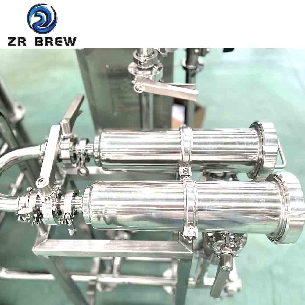 Sacarificación de dos vasos de 10 bbl Sacarificación de dos vasos de 10 bbl