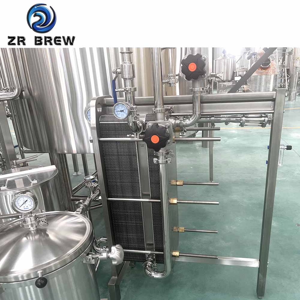 Sacarificación de dos vasos de 10 bbl