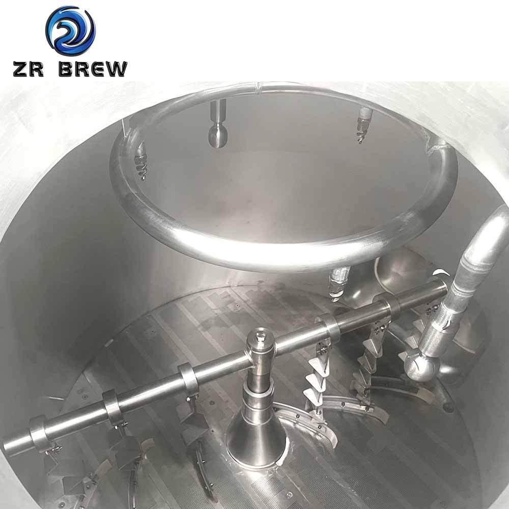 Sacarificación de dos vasos de 10 bbl