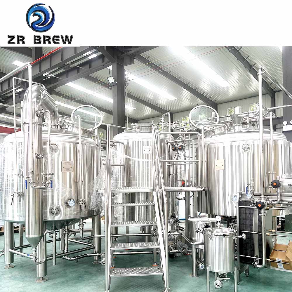 Sacarificación de dos vasos de 10 bbl