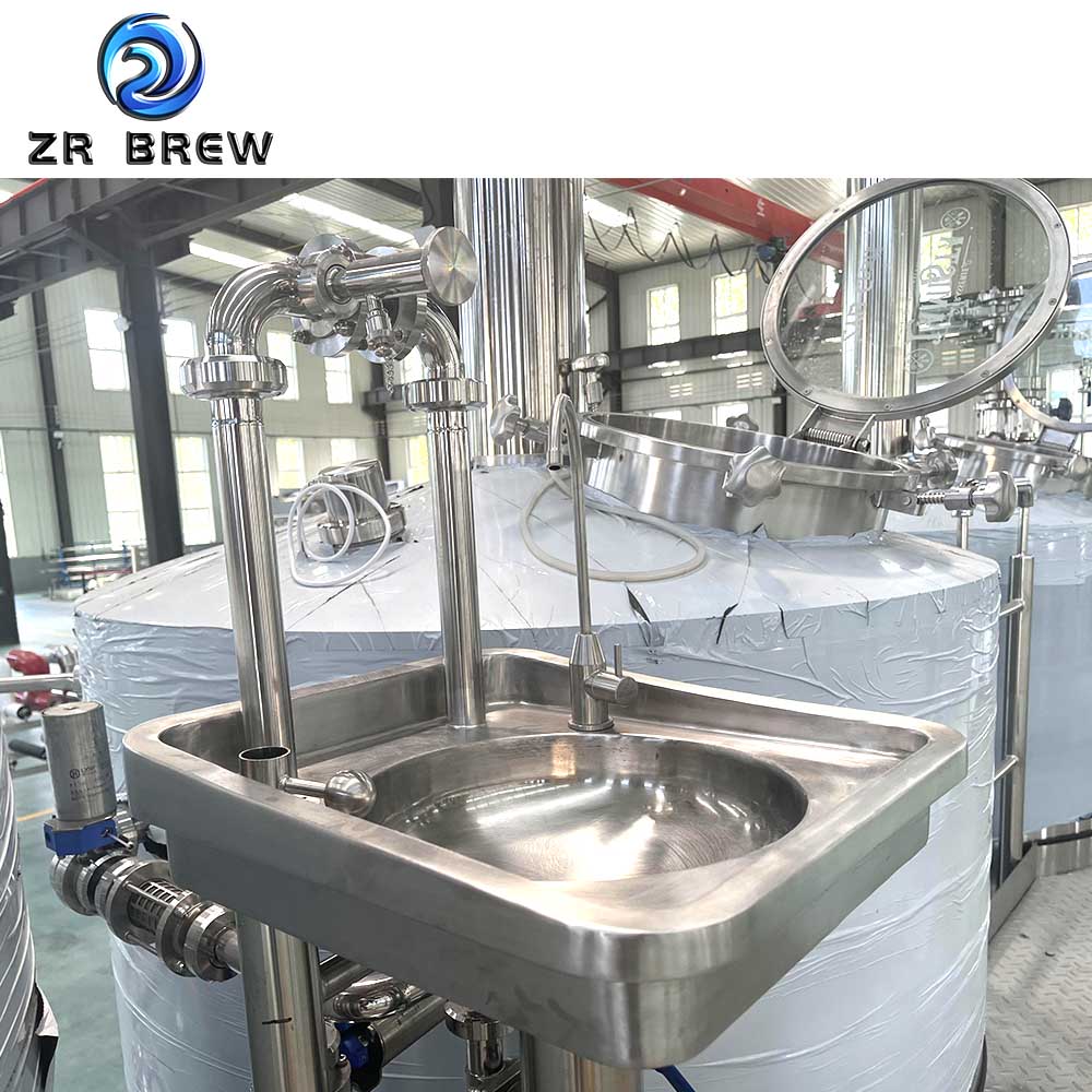 Sacarificación en tres vasos de 1000l Sacarificación en tres vasos de 1000l