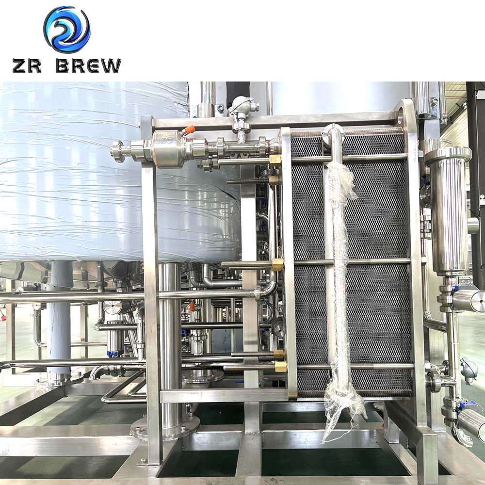 Sacarificación en tres vasos de 1000l Sacarificación en tres vasos de 1000l