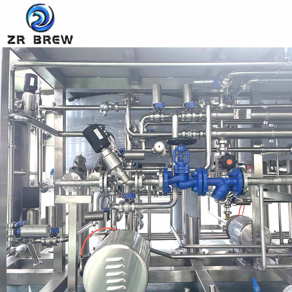 Sacarificación en tres vasos de 1000l Sacarificación en tres vasos de 1000l