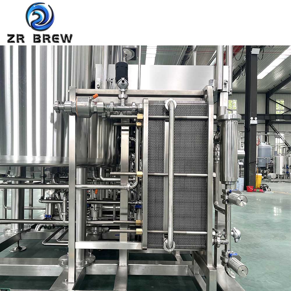 Sacarificación en tres vasos de 1000l