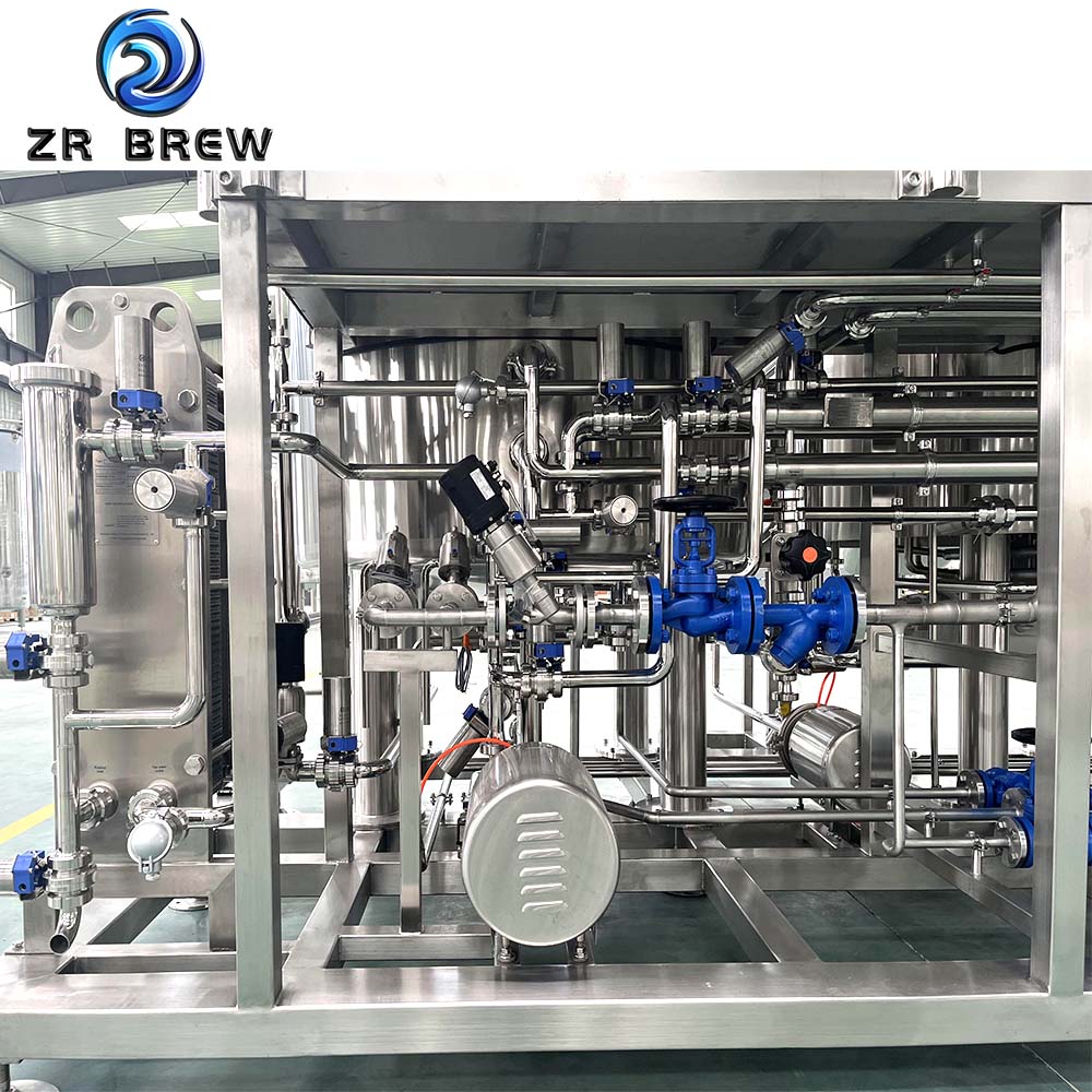 Sacarificación en tres vasos de 1000l