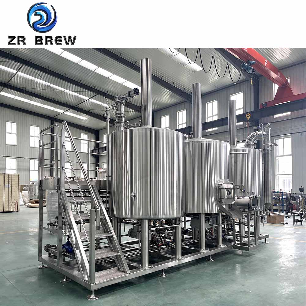 Sacarificación en tres vasos de 1000l