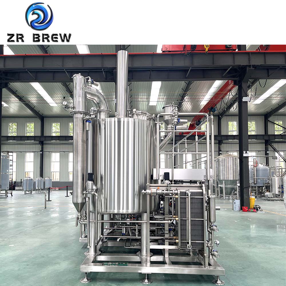 Sacarificación en tres vasos de 1000l