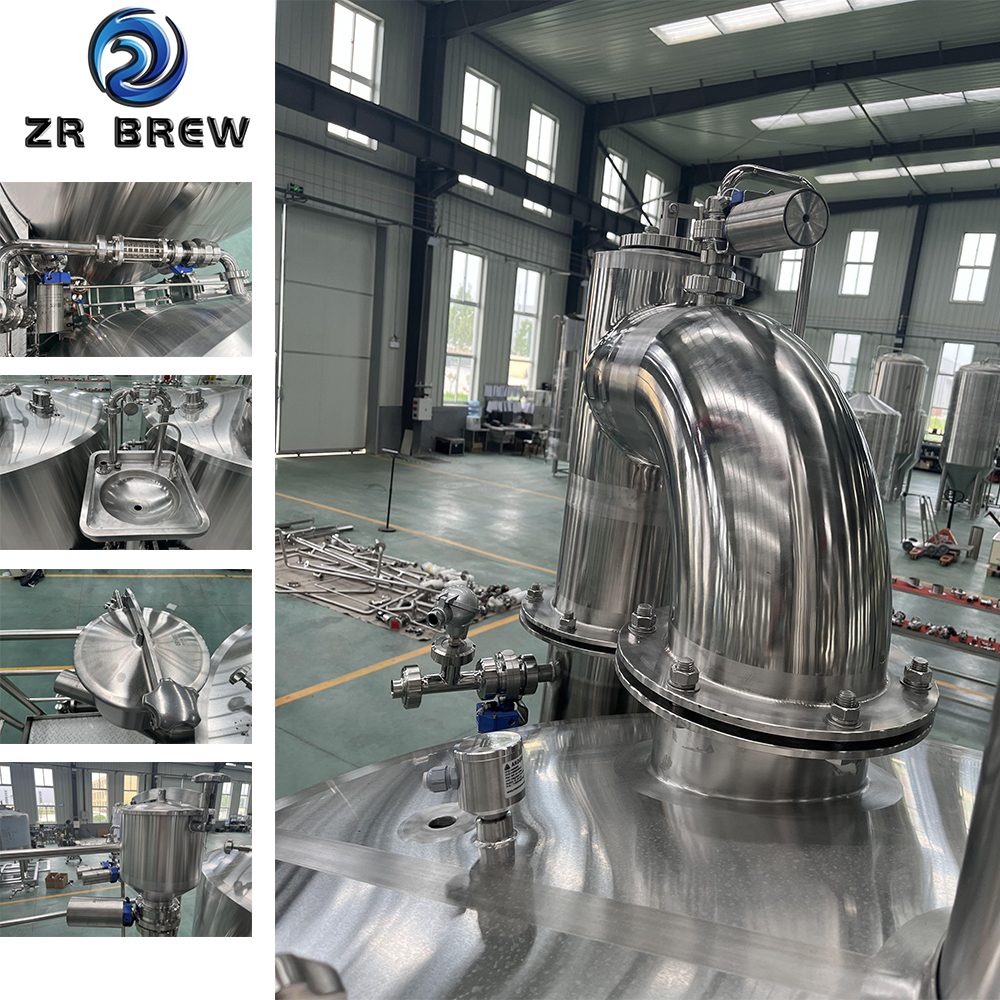 Sacarificación en tres vasos de 1000l