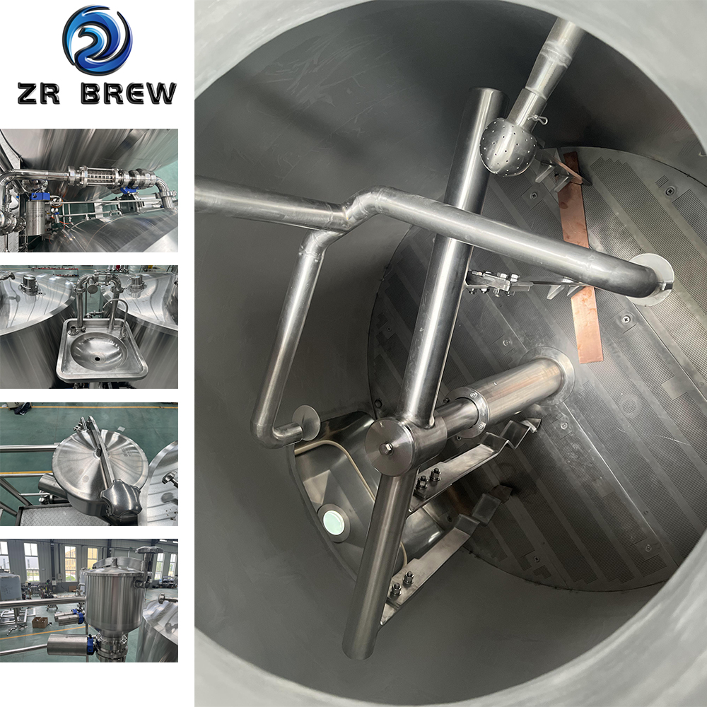 Sacarificación en tres vasos de 1000l