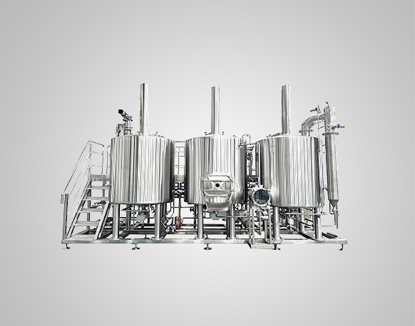 Sacarificación en tres vasos de 1000l